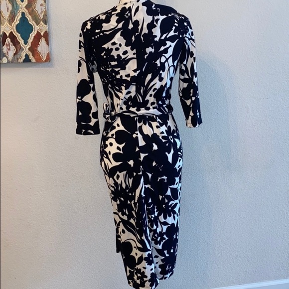 Lafayette 148 New York Floral Wrap Dress - Picture 3 of 7